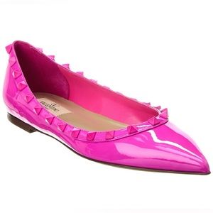 EUC VALENTINO ROCKSTUD FLATS💗💗💗